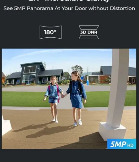 Reolink 5Mp PoE Video Akıllı Kapı Zili