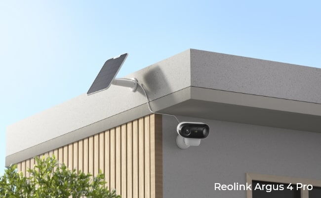 Reolink Argus 4 Pro 8Mp 4K 180° Solar/Pilli Kamera