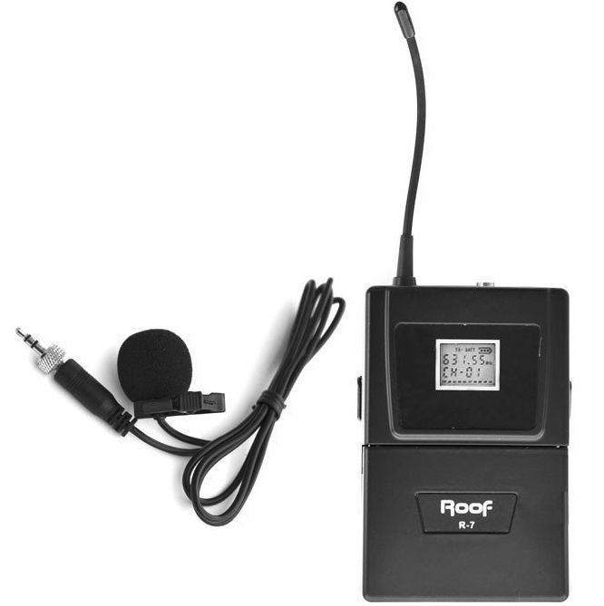 Roof R-7 UHF Kablosuz Yaka Mikrofonu