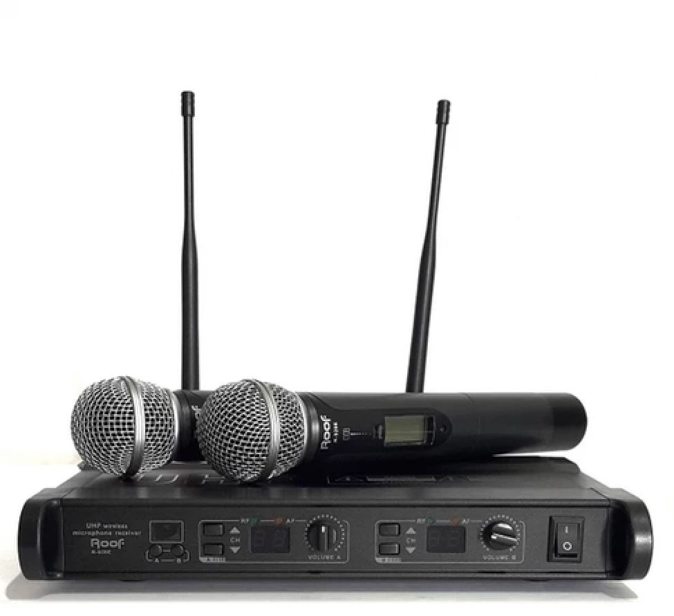Roof R-920 2 El 2 Kanal Uhf Dijital Telsiz Mikrofo