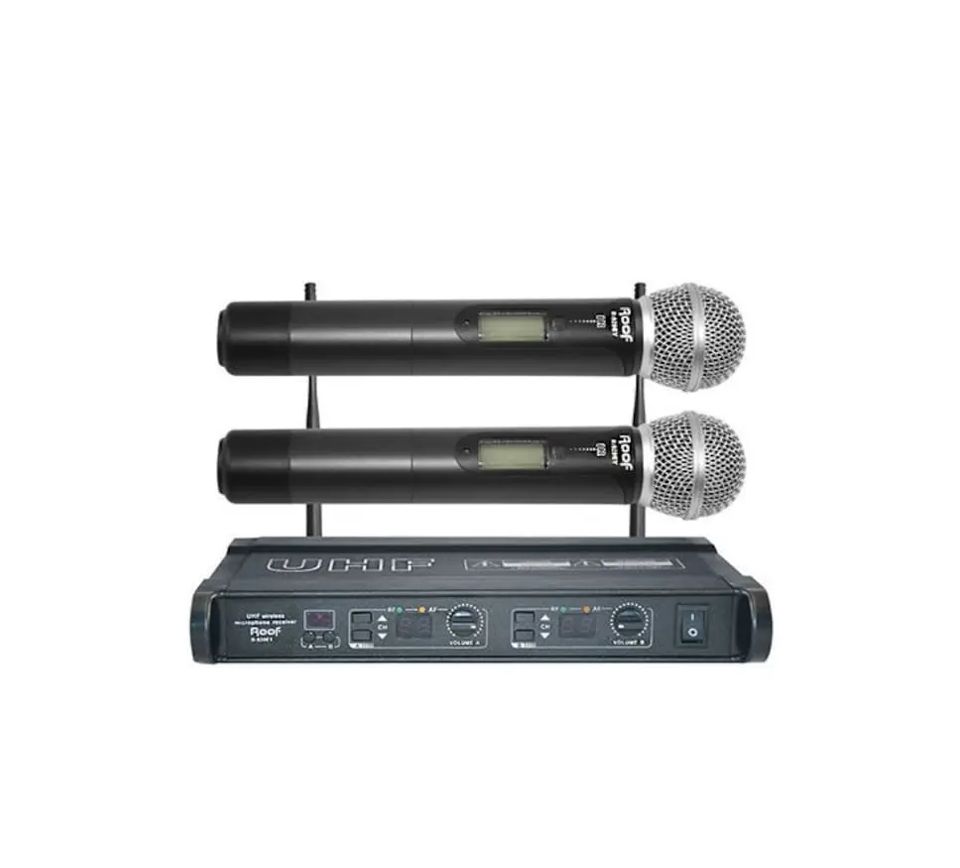 Roof R-920 2 El 2 Kanal Uhf Dijital Telsiz Mikrofo