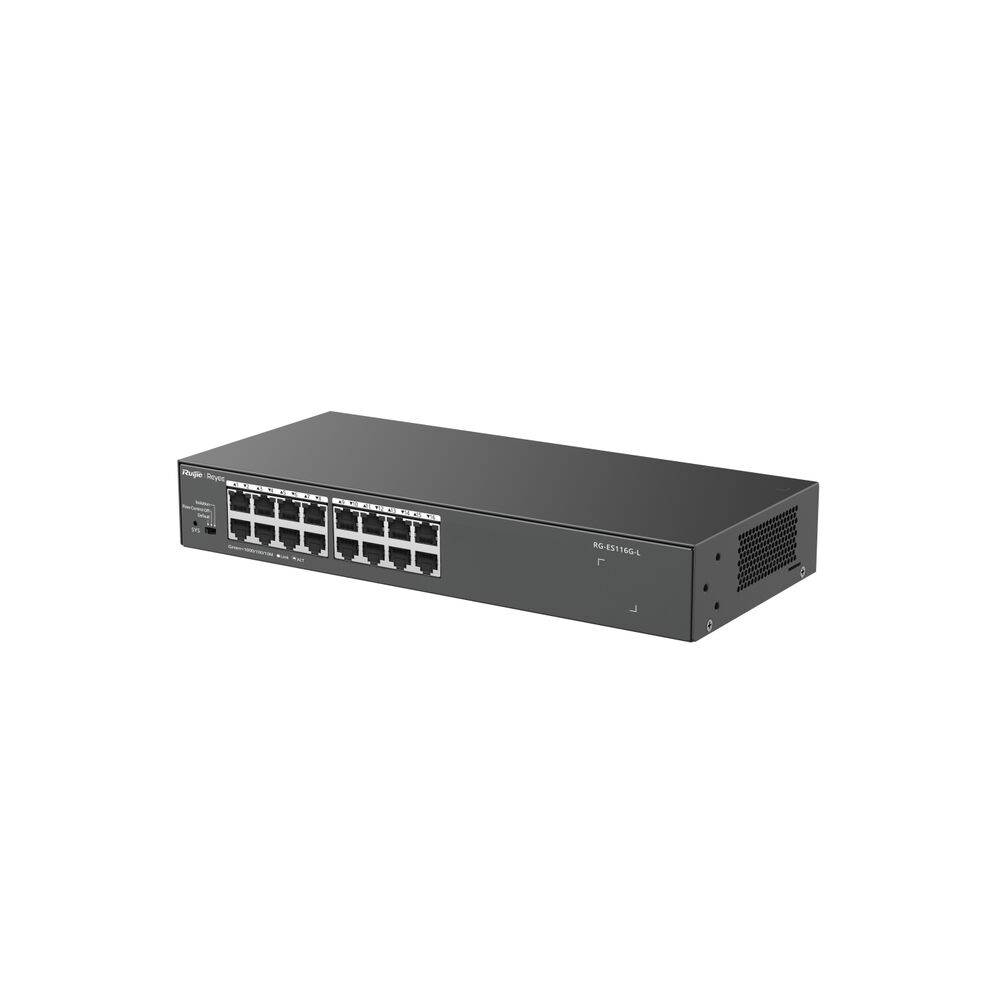 Ruijie RG-ES116G-L 16 Port Gigabit Çelik Kasa Swit