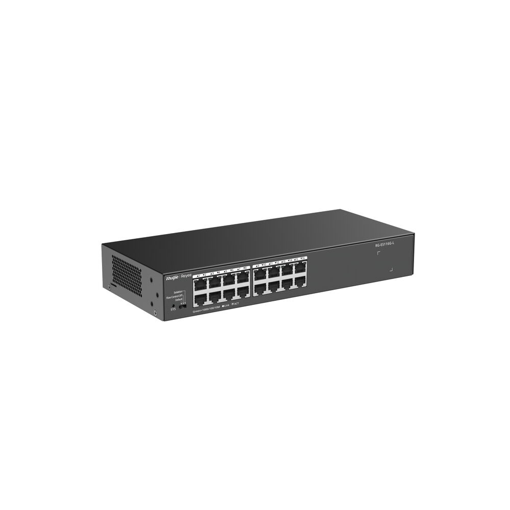 Ruijie RG-ES116G-L 16 Port Gigabit Çelik Kasa Swit