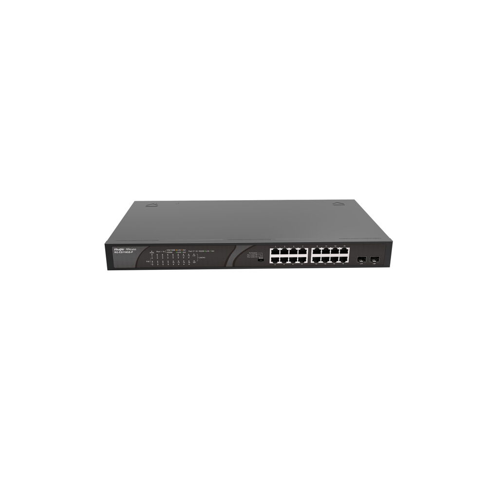 Ruijie RG-ES118GS-P-L 16 Port Gigabit 2x1GB SFP Po