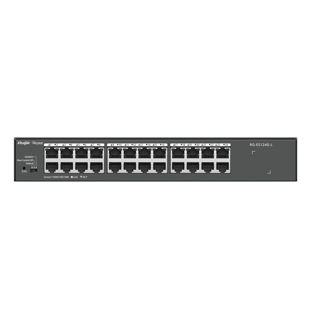 Ruijie RG-ES124G-L 24 Port Gigabit Çelik Kasa Swit