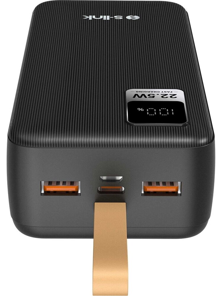 S-Link G330 30.000mAh Siyah Lcd Ekranlı Powerbank