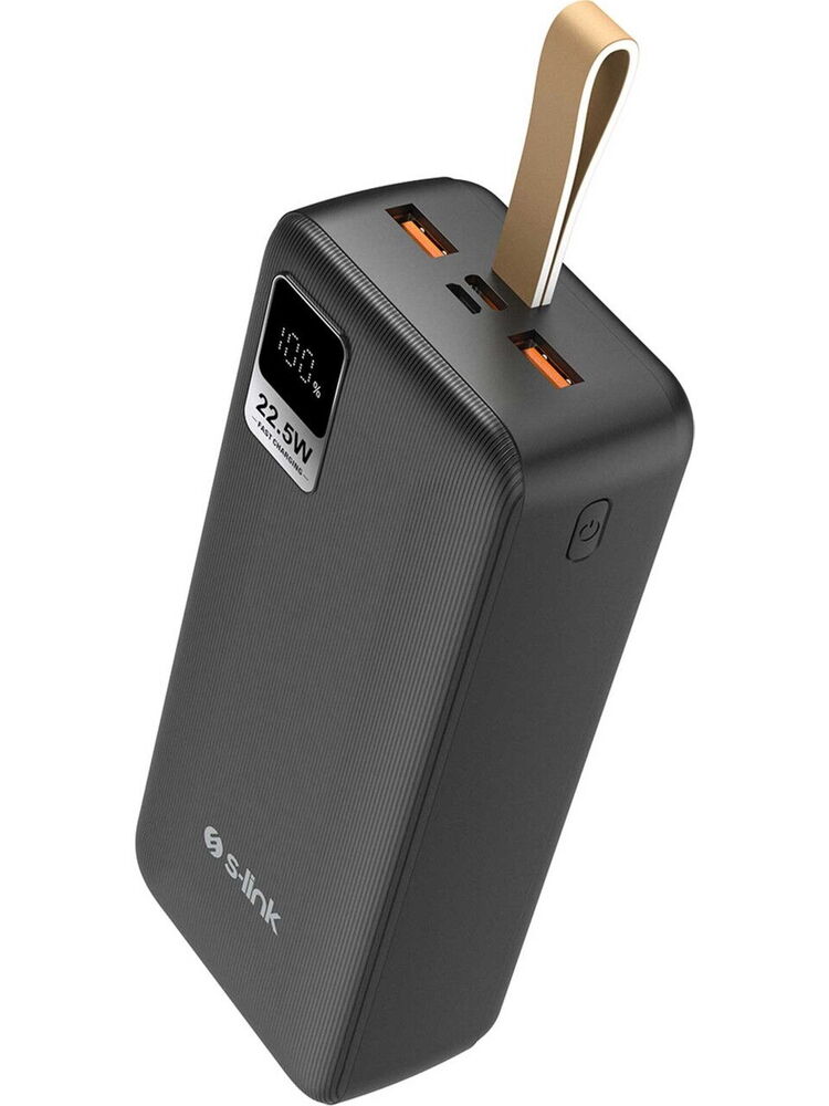 S-Link G330 30.000mAh Siyah Lcd Ekranlı Powerbank