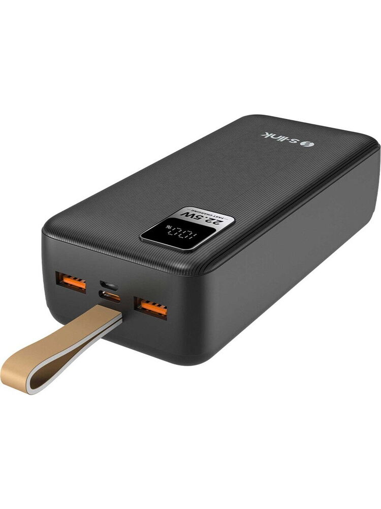 S-Link G330 30.000mAh Siyah Lcd Ekranlı Powerbank