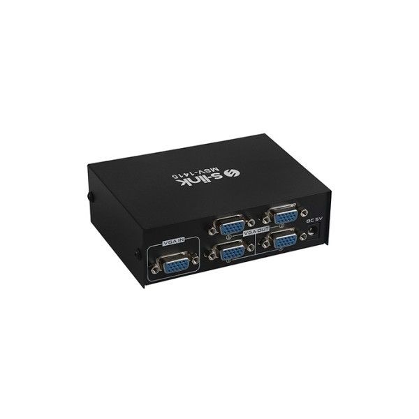 S-Link MSV-1415 4 lü Vga 150 Mhz Monitör Çoklayıcı