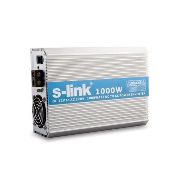 S-Link SL-1000W 1000W DC 12V-230V İnvertör