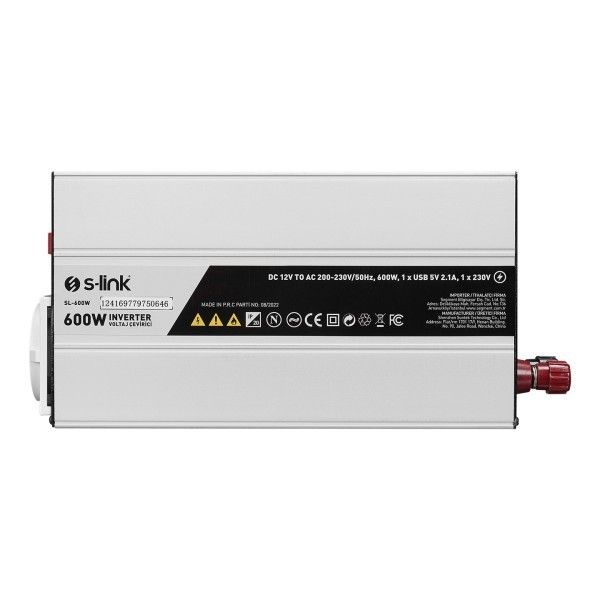 S-Link SL-600W 600W DC 12V-230V İnvertör