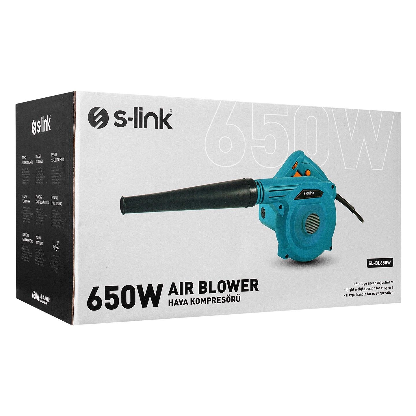 S-Link SL-BL650W Kademeli Hava Kompresörü