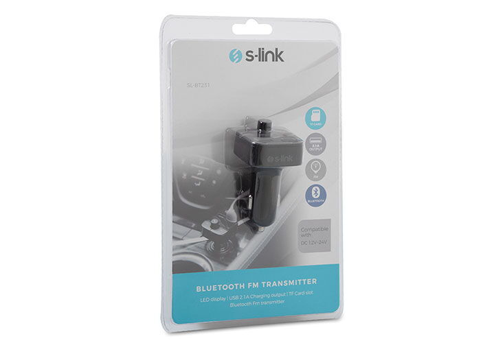 S-Link SL-BT231 USB+TF Bluetooth Fm Transmitter