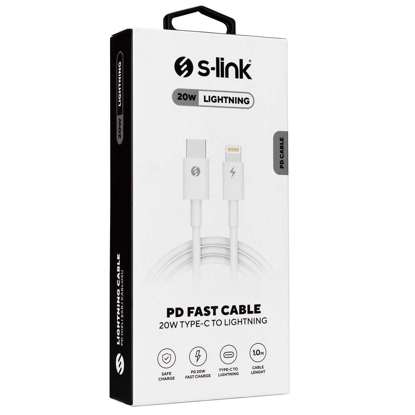 S-Link SL-C120 1m Type-C to Lightning Data ve Şarj
