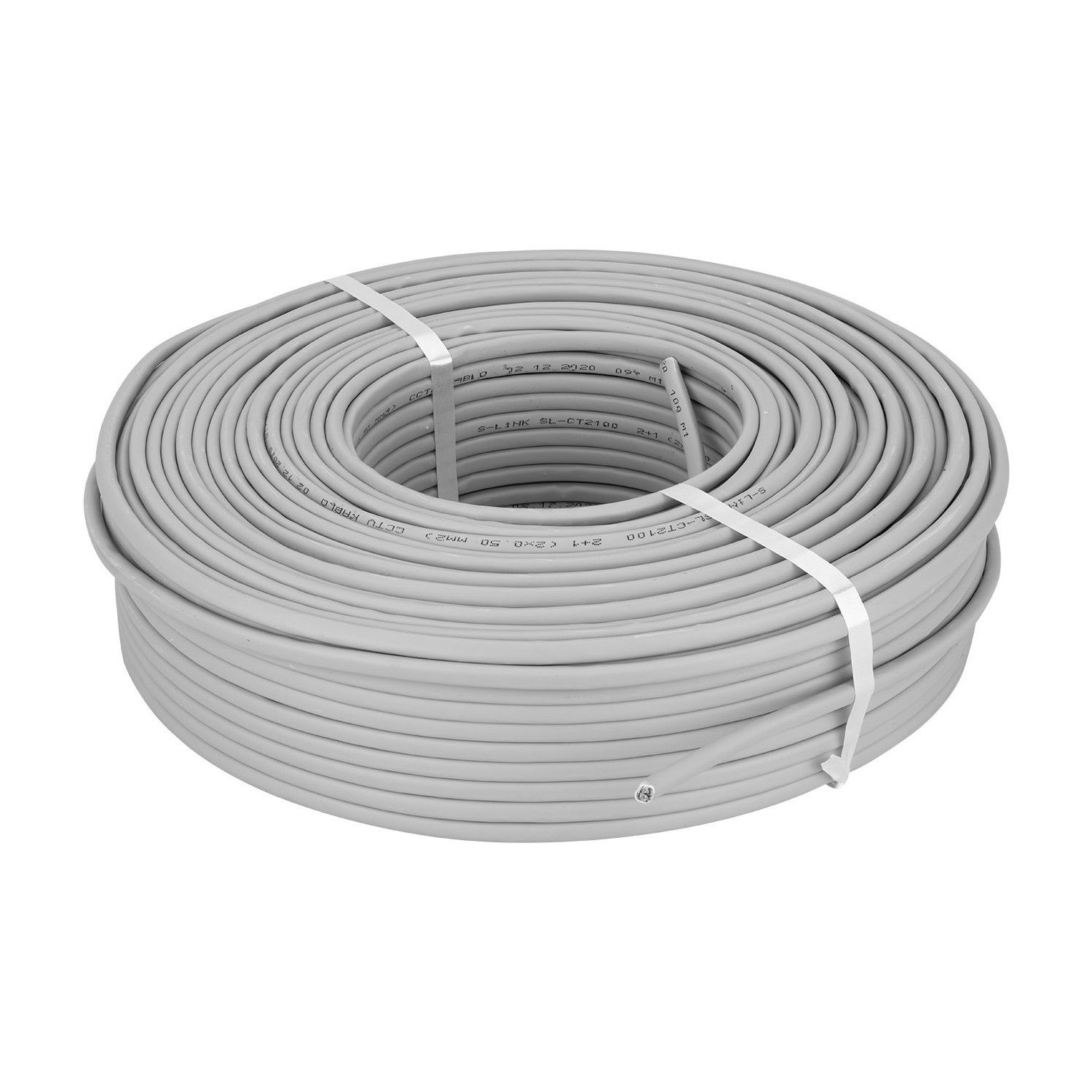 S-Link SL-CT2100 2+1 Folyolu CCTV Kablo