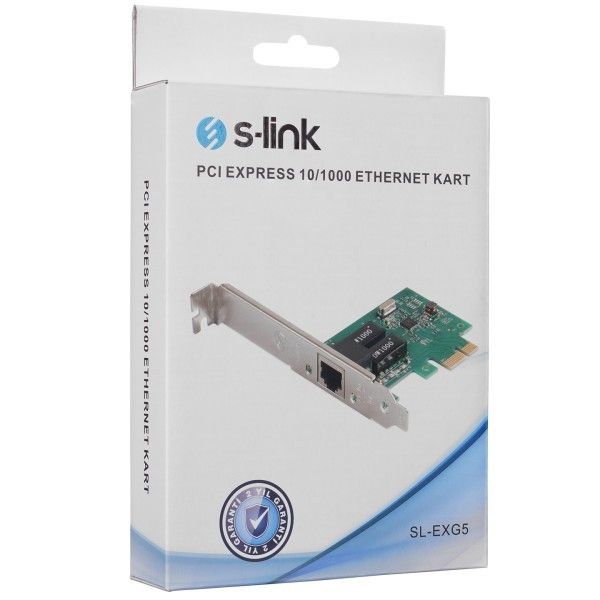 S-Link SL-EXG5 Pcı Ekspress 10/100/1000 Ethernet K