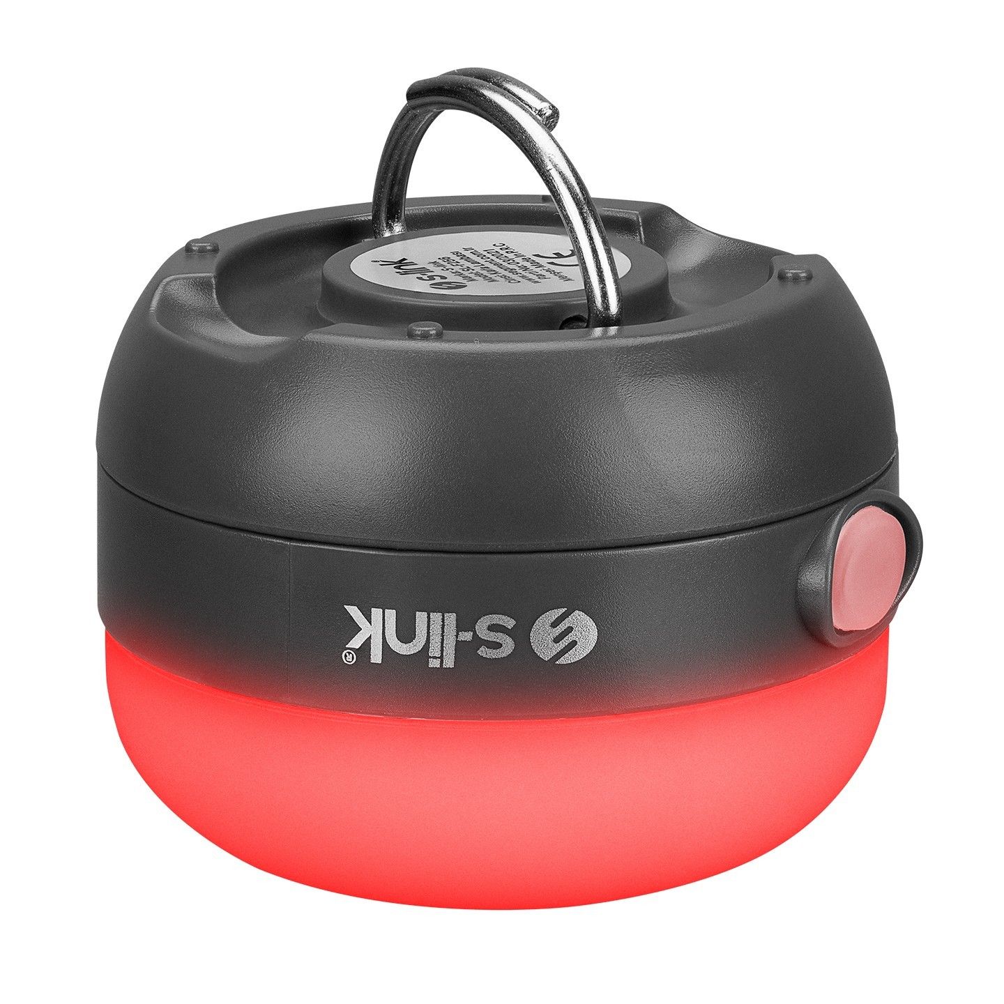 S-Link SL-F256 Beyaz/Kırmızı Ledli Pilli Kamp Fene