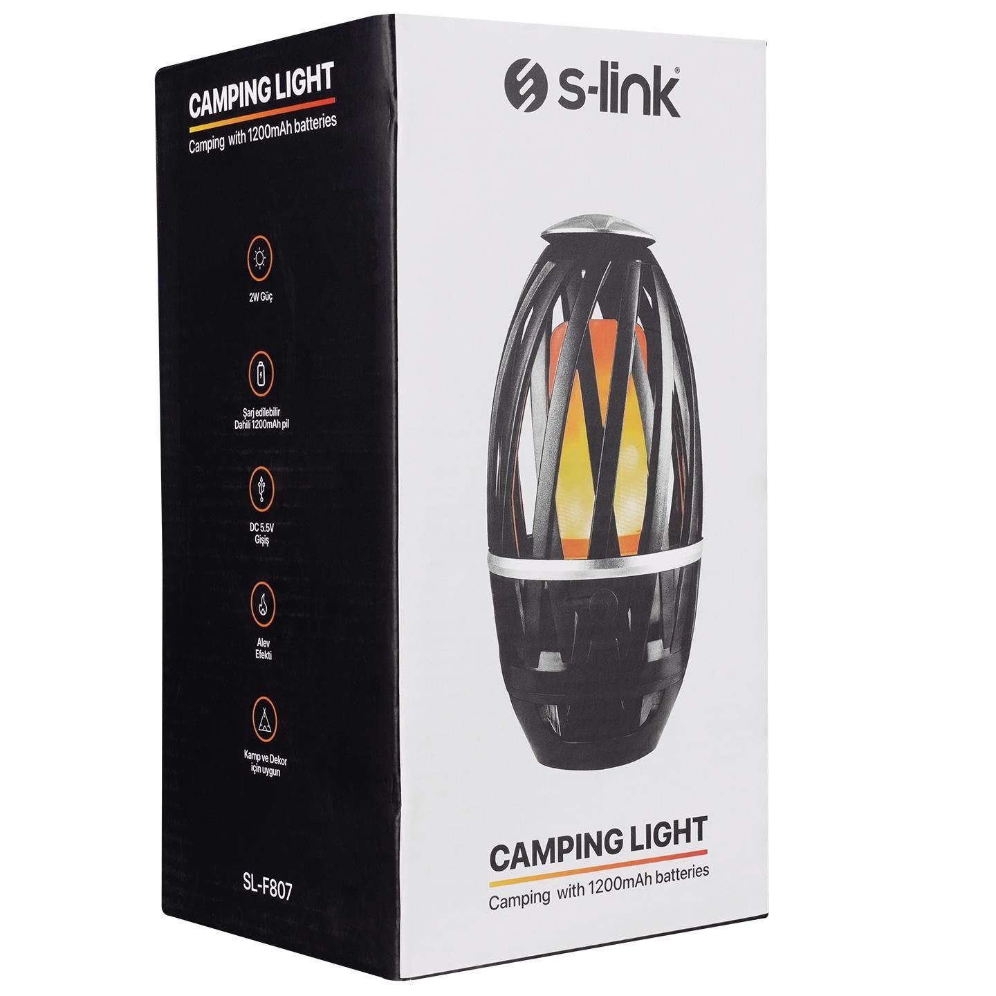 S-Link SL-F807 34 Ledli Şarjlı Dekoratif Fener
