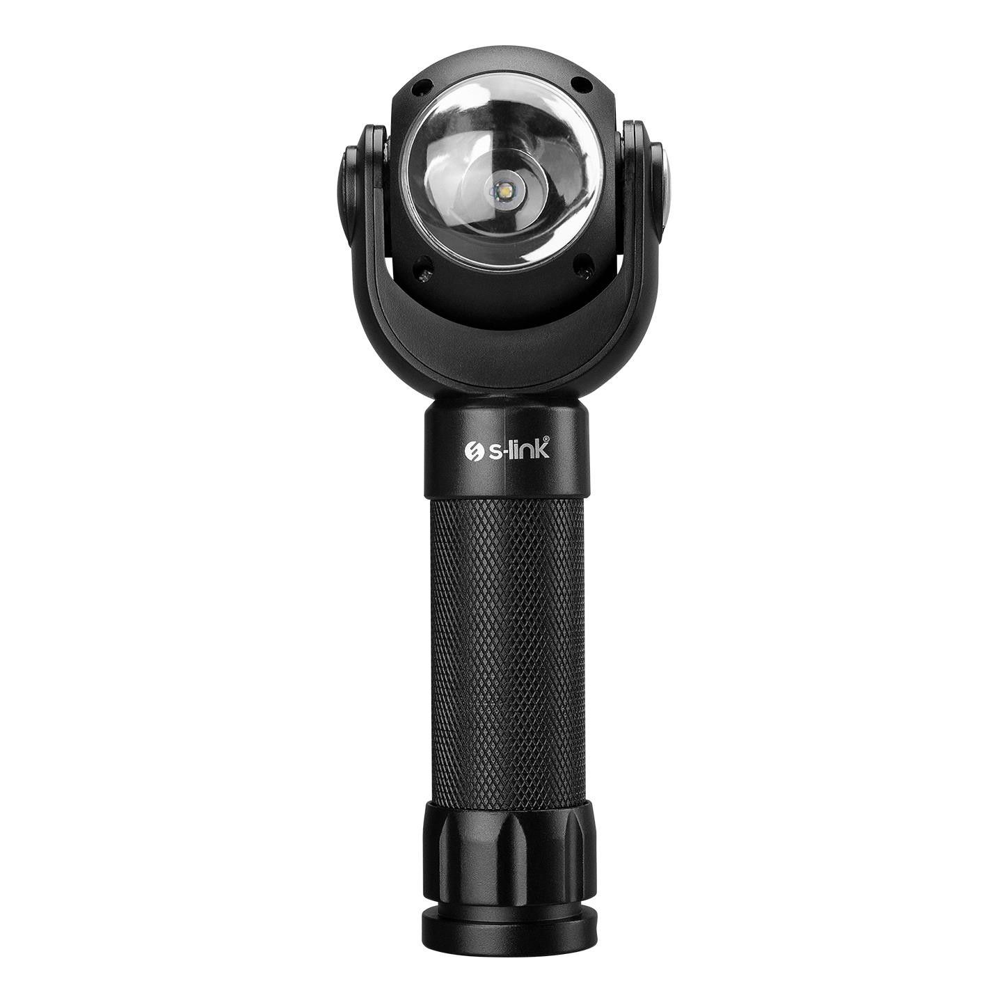 S-Link SL-F860 3W 3xAAA Pilli Mıknatıslı Led Fener