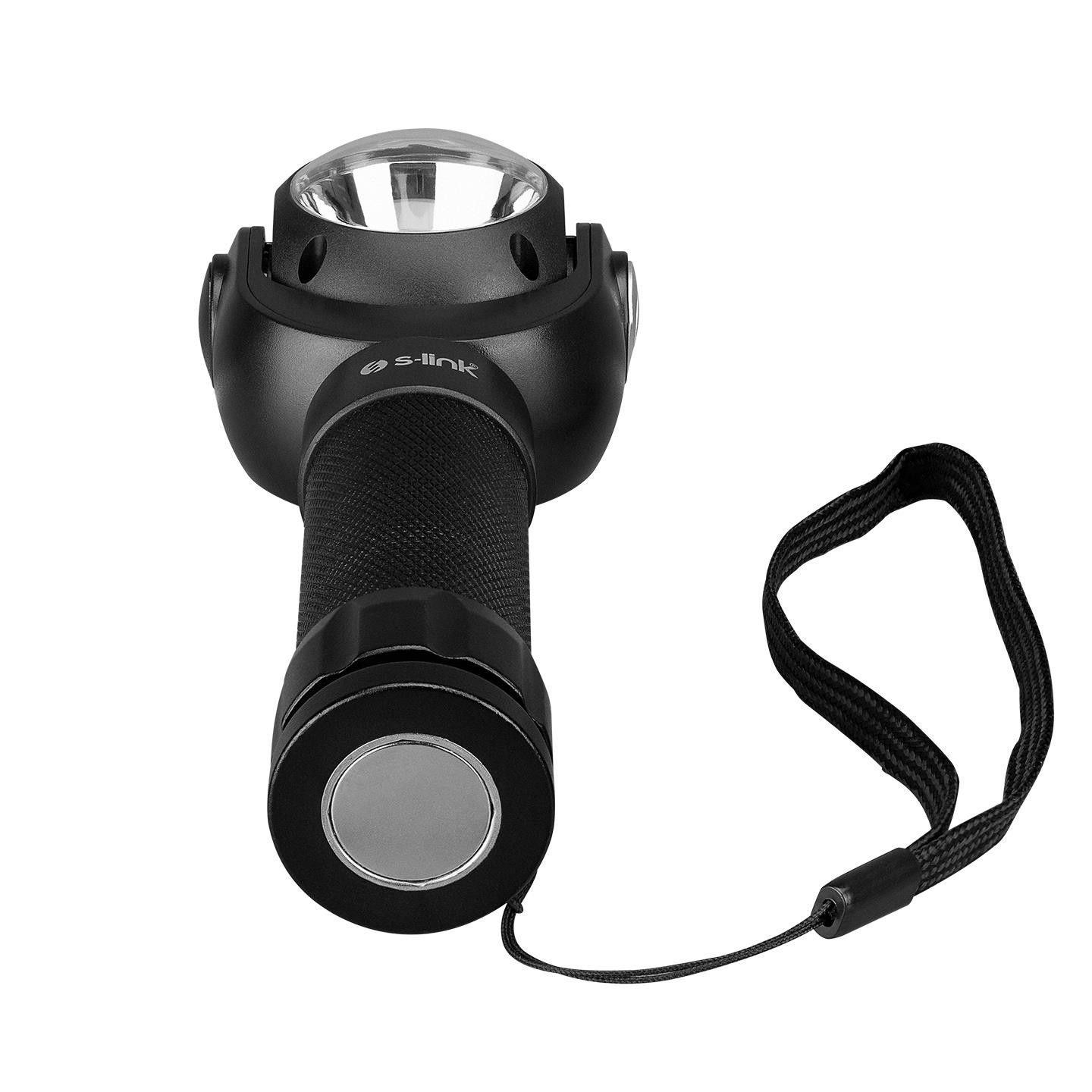 S-Link SL-F860 3W 3xAAA Pilli Mıknatıslı Led Fener