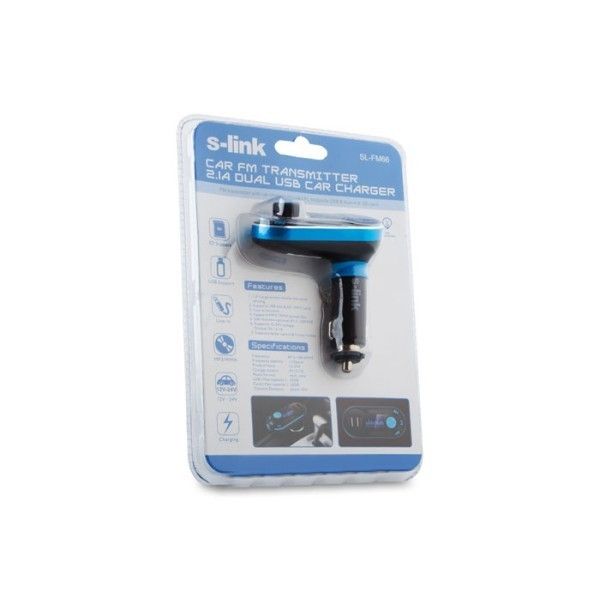 S-Link SL-FM66 Usb Şarj ve Sd/Usb Fm Transmitter