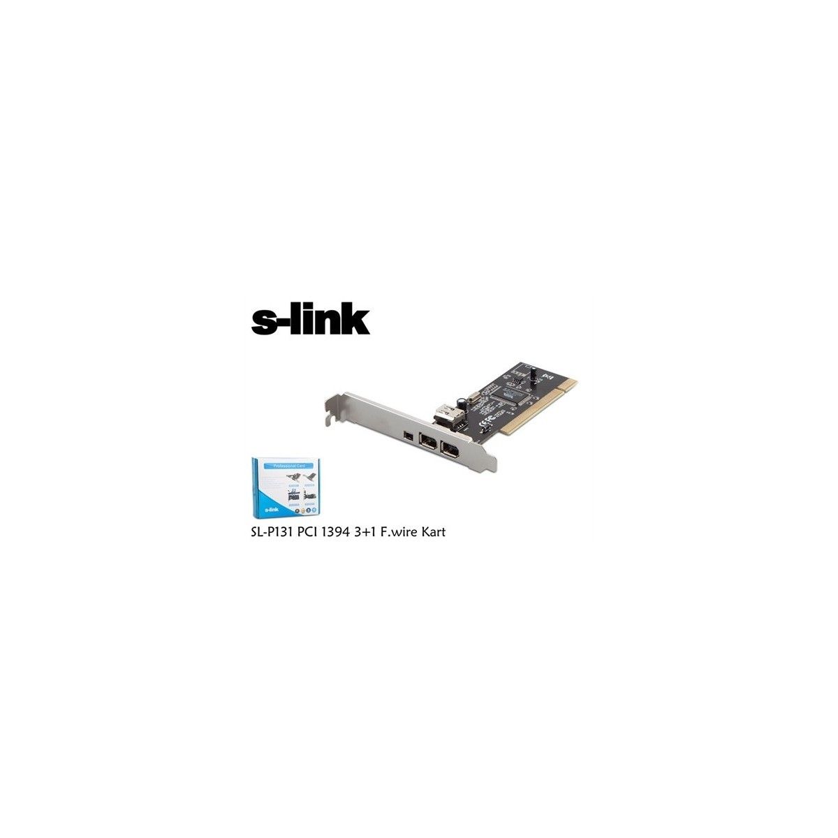 S-Link  SL-P131 Pcı IEEE1394 3+1 F.Wıre Kart