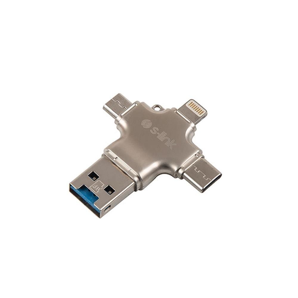 S-Link SL-TA35M Usb Micro TypeC Lightning Kart Oku