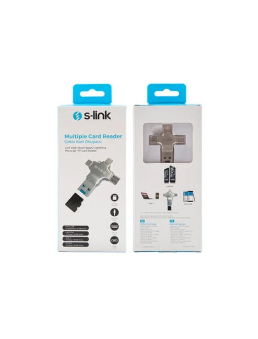 S-Link SL-TA35M Usb Micro TypeC Lightning Kart Oku