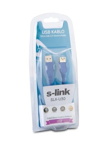 S-Link SLX-U30 USB 3.0 Uzatma Kablosu Gold 1.5m
