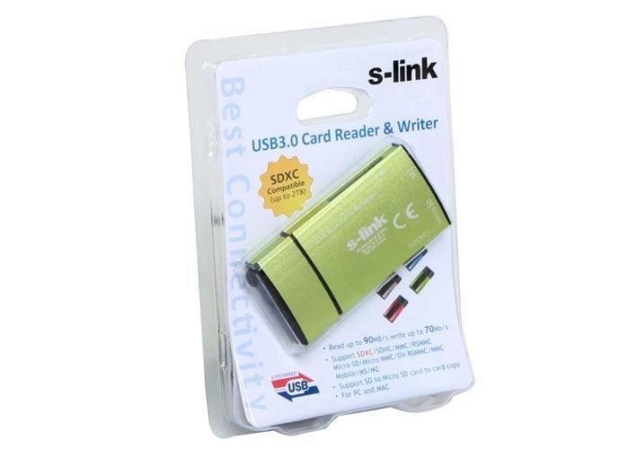 S-Link SLX-U303 Usb 3.0 4 in 1 Harici Kart Okuyucu