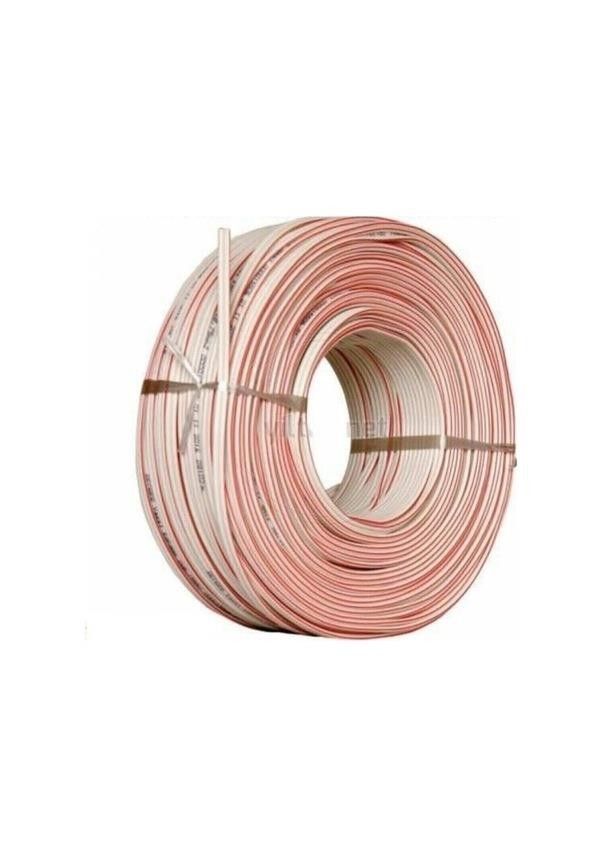 Saitell 2x0.75mm Yassı Kordon Kablo Beyaz