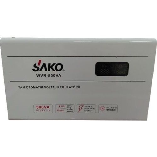 Sako WVR-500VA Duvar Tipi Slim Voltaj Regülatörü