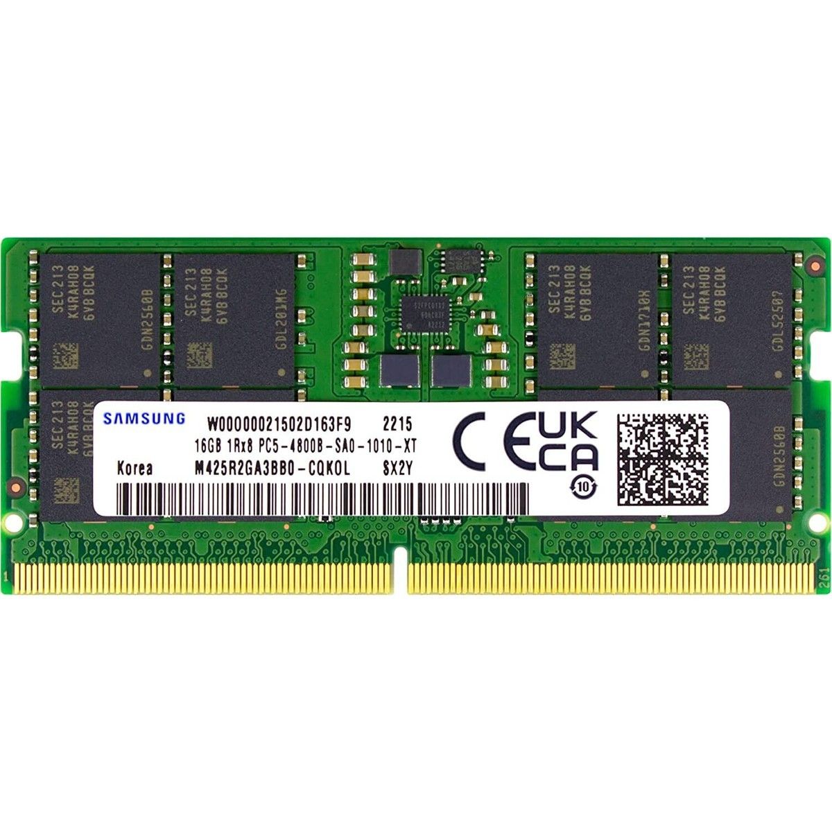 Samsung 16Gb 4800Mhz Ddr5 UDIMM Ram