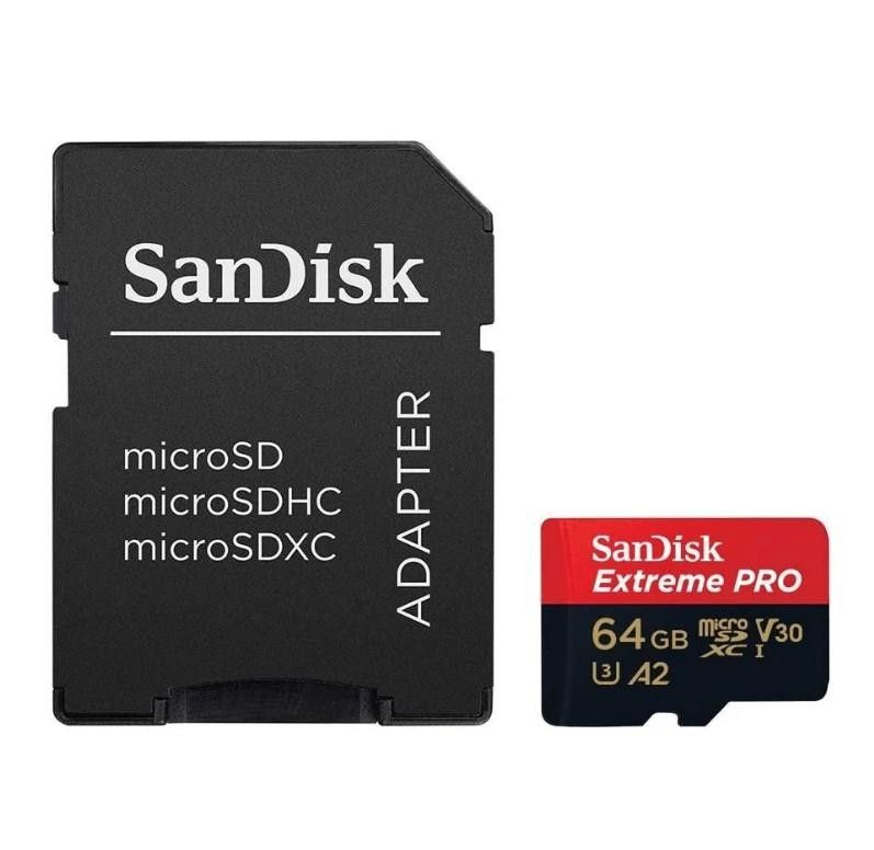 Sandisk Extreme Pro 64Gb MicroSDXC UHS-I Hafıza