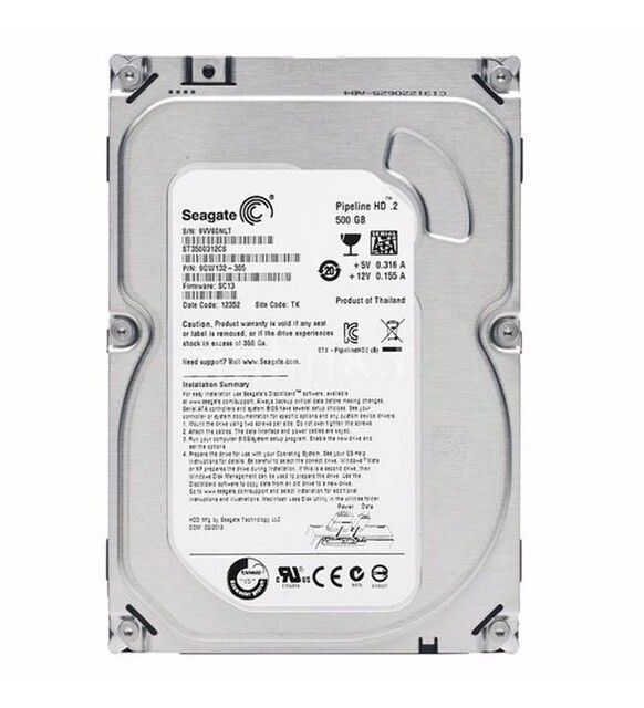 Seagate 3.5" 500Gb 5900 Rpm 8Mb Sata3 Hdd