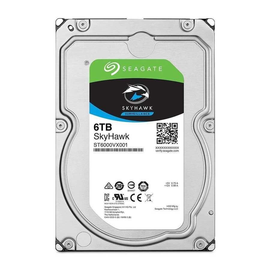 Seagate 3.5" 6Tb 5400Rpm 256Mb Sata3 7/24 Hdd