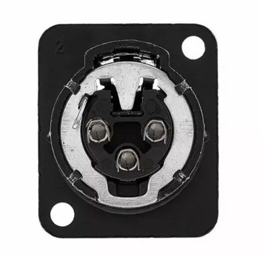 Seetronic MK3F2C-B 3 Pin XLR Dişi Şase Konnektör