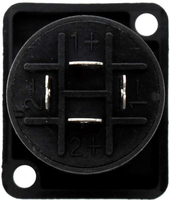 Seetronic SL4MP 4 Pin Spekon Erkek Şase Konnektör