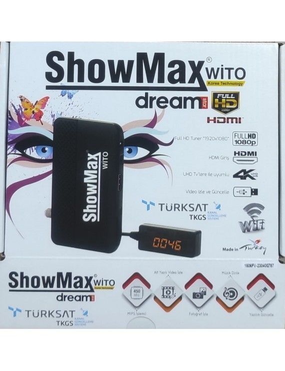 Showmax Wito Hd Uydu Alıcı