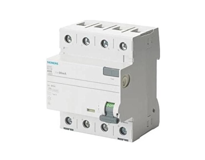 Siemens 5SV3347-6 3x80A 30mA Kaçak Akım Rölesi