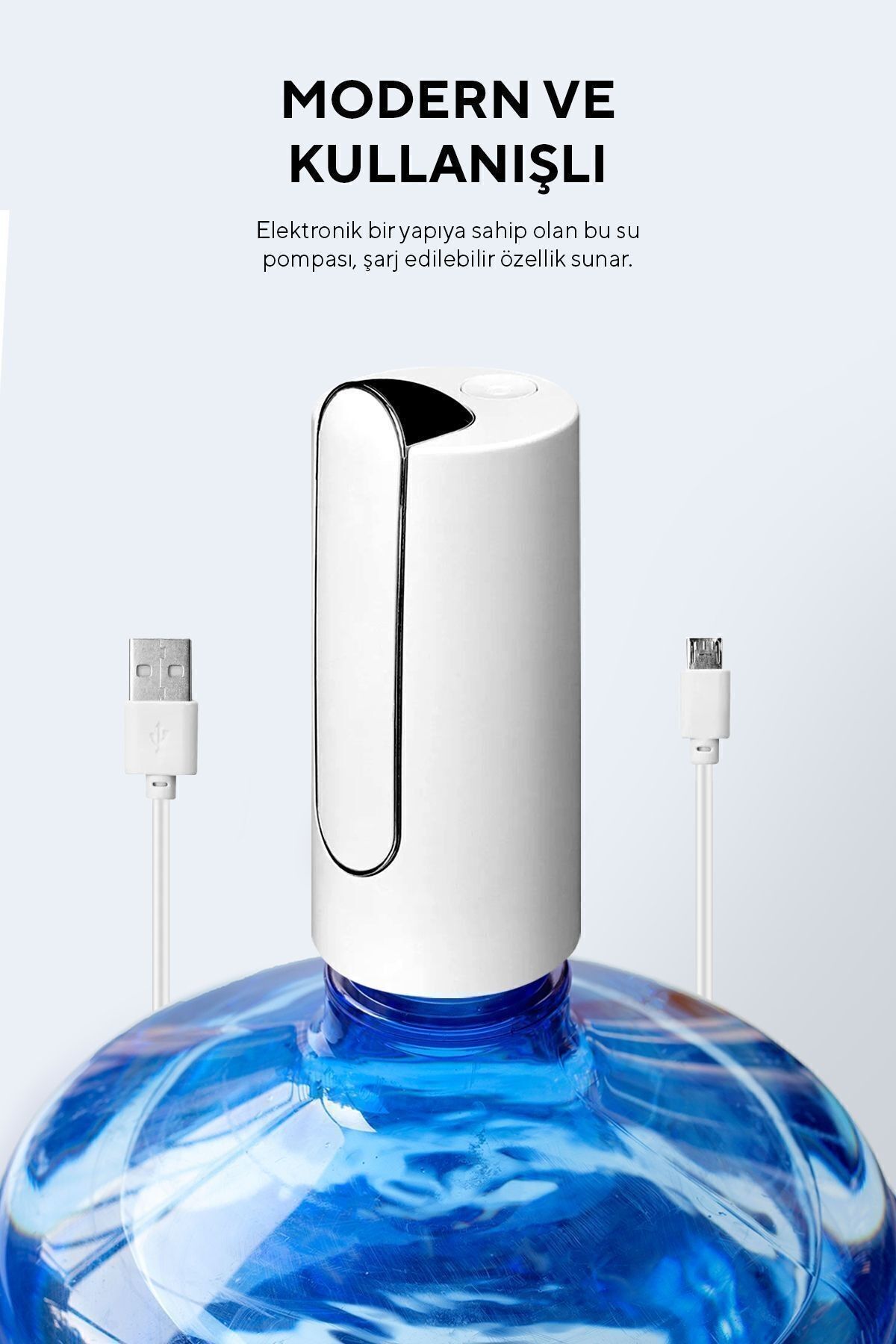 Silvercrest SP-18 Şarjlı Damacana Su Pompası