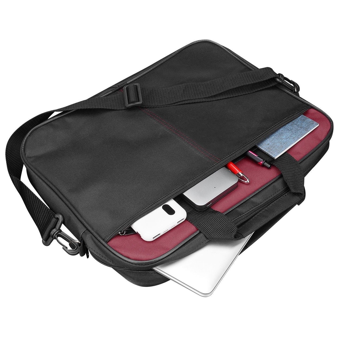 Snopy DR-650 15.6" Siyah/Bordo Notebook Çantası