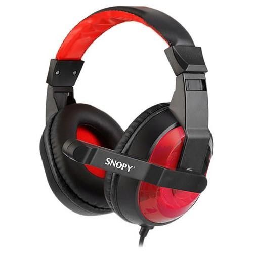 Snopy SN-633 X-BLOOM Siyah Kırmızı Oyuncu Mik.Kula