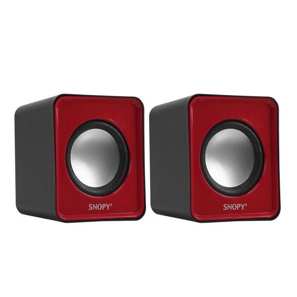 Snopy SN-66 2.0 Kırmızı Mini Usb Speaker