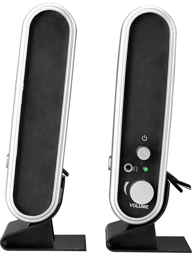 Snopy SN-820 2.0 Siyah Gümüş İnce Usb Speaker