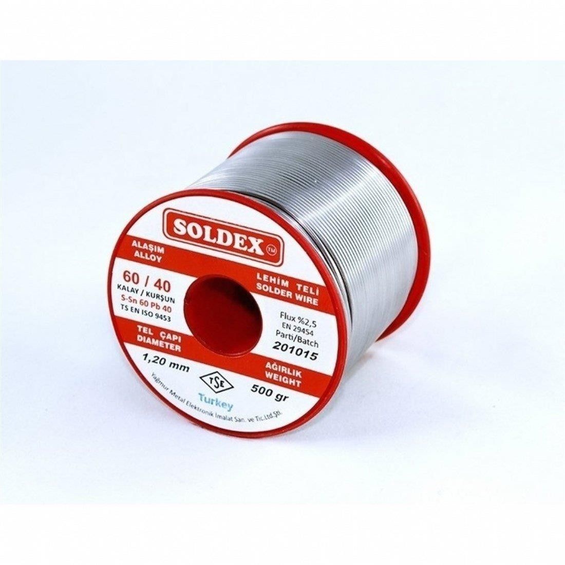 Soldex 60/40 1.20mm 500g Lehim Teli