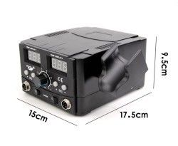 Sunline 852D+V2 Isı Ayarlı Havya+Üfleme Makinesi