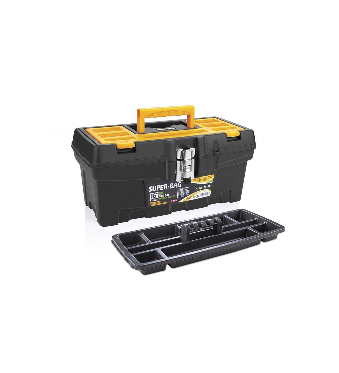 Super-Bag ASR-5028 16" Metal Kilitli Takım Çantası