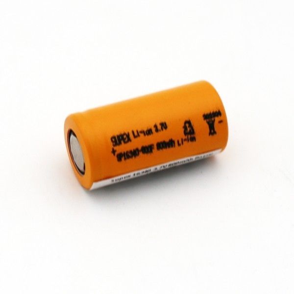 Supex 16340 3.7V 800mAh Başsız Lityum Pil