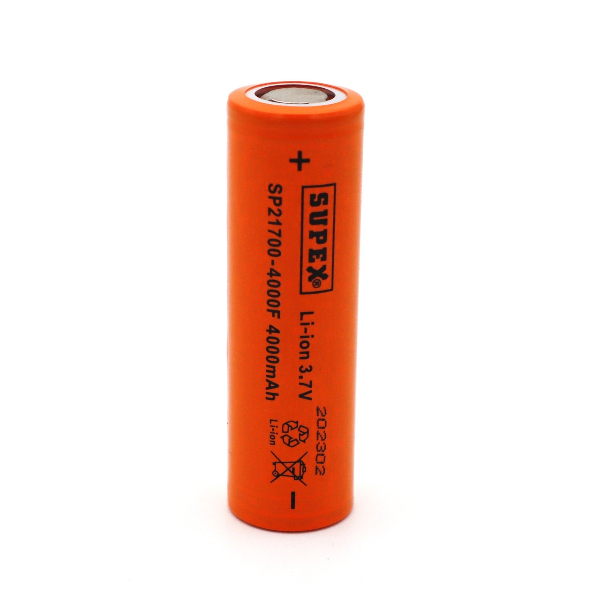 Supex 21700 3.7V 4000mAh Başsız Lityum Pil